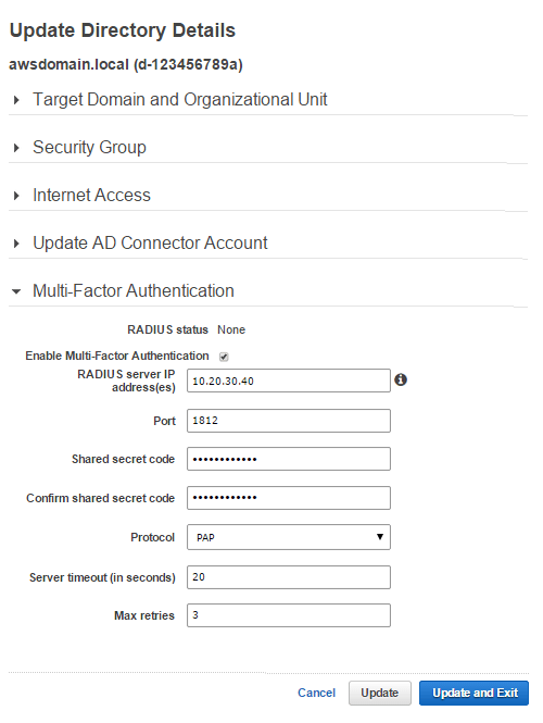 RADIUS Multi-Factor Authentication