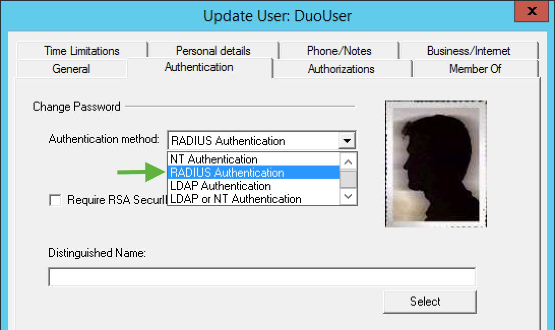 CyberArk User Authentication Method