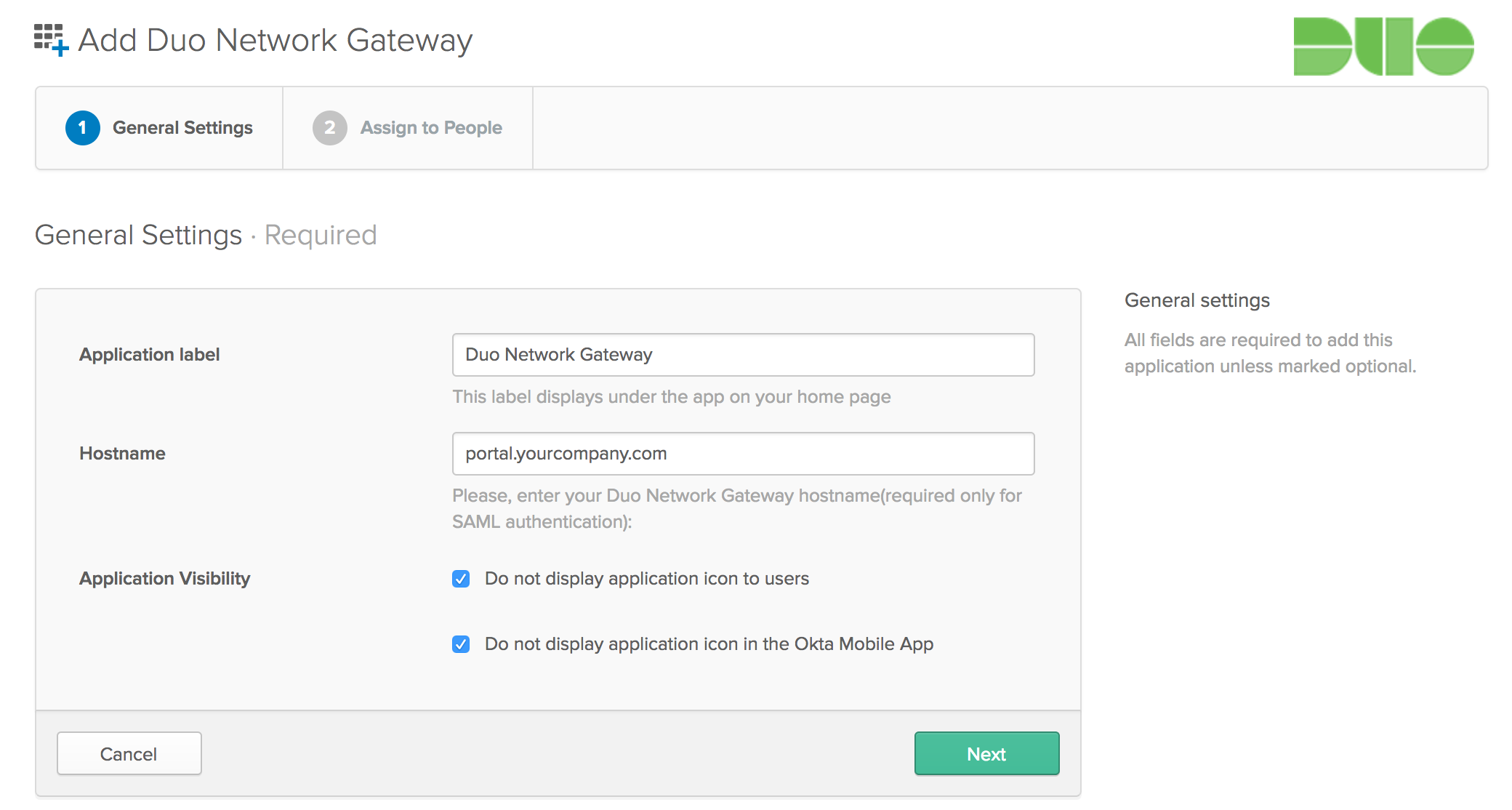 Configure Okta