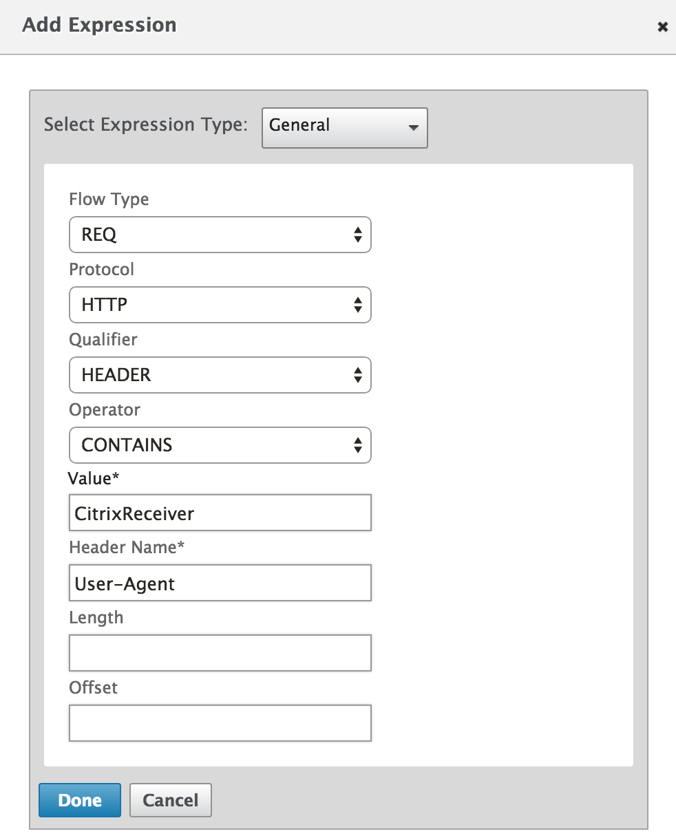 Expression for Receiver