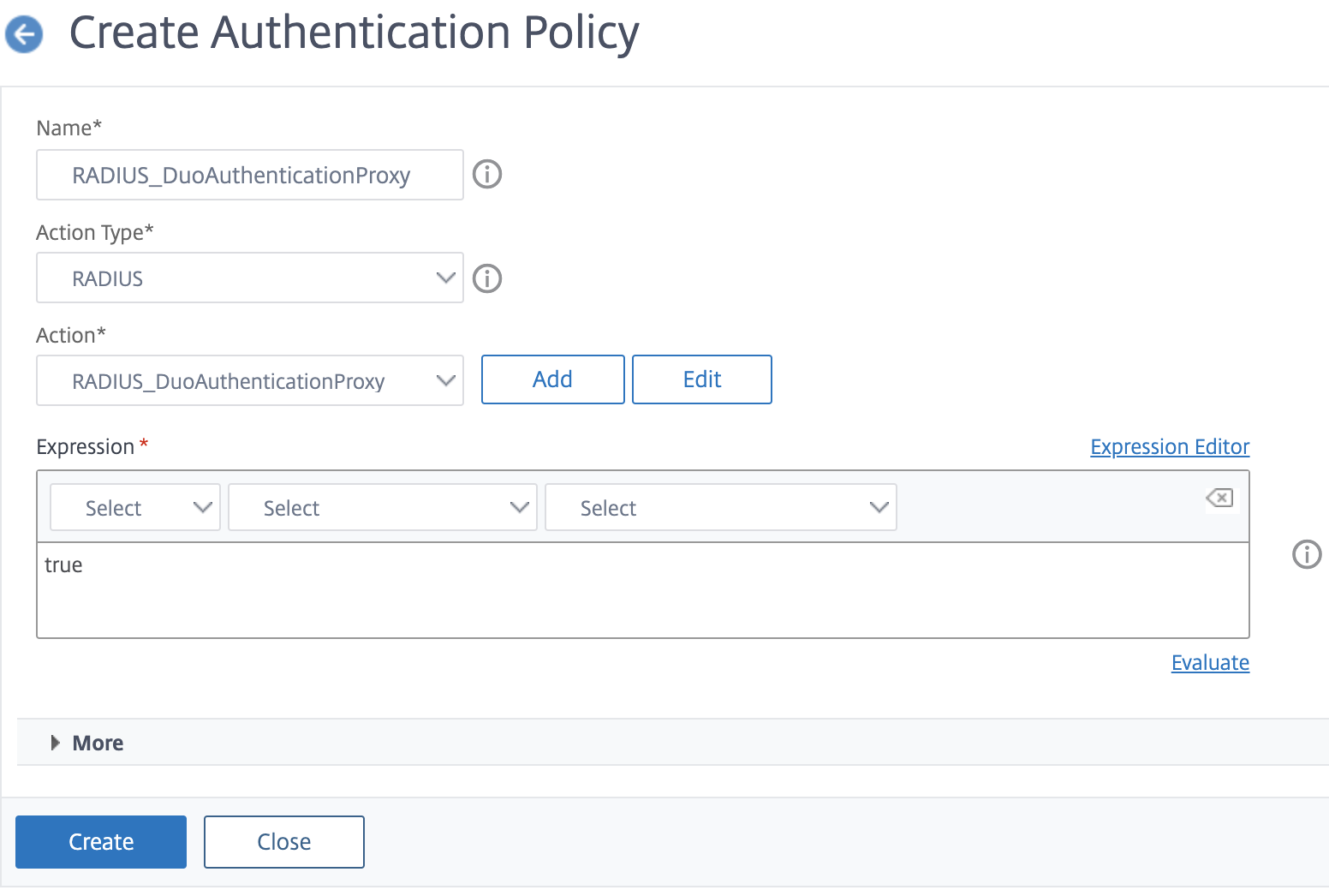 Add LDAP server for LDAP Authentication Policy