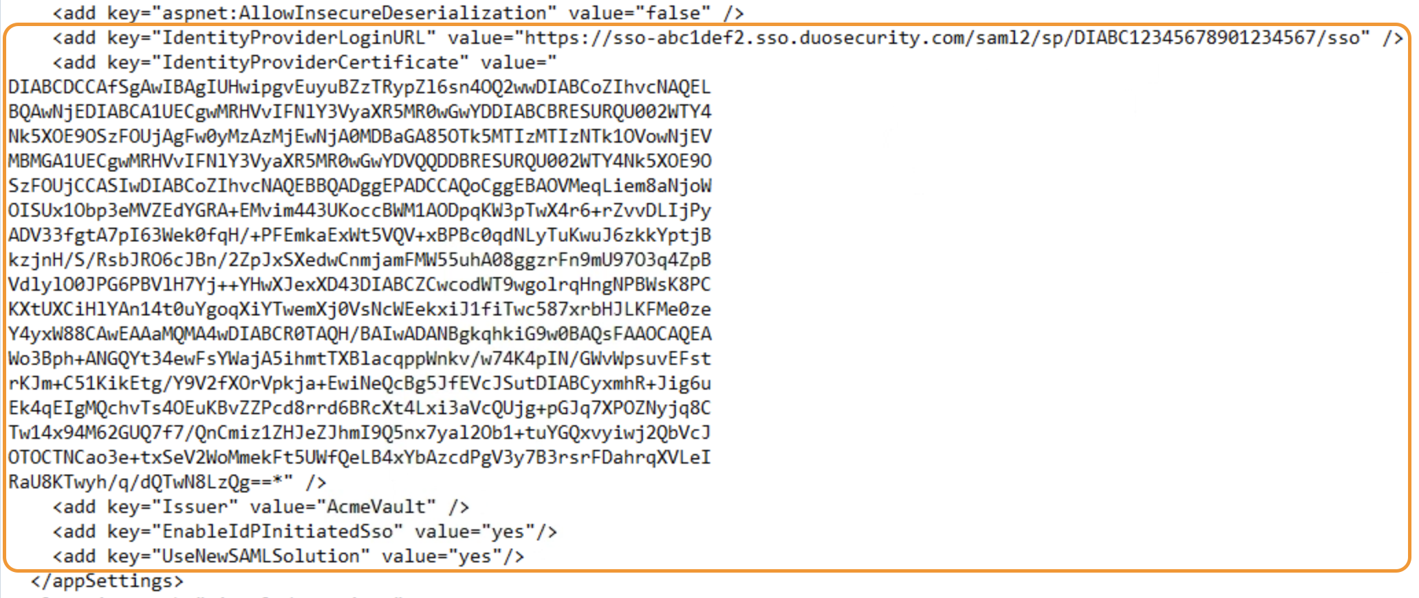 CyberArk Privileged Access Web Configuration File